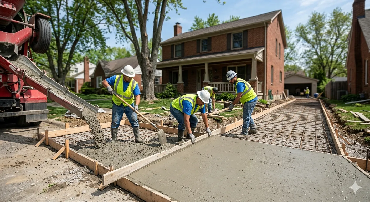 How Thick Should Concrete Be for a Driveway