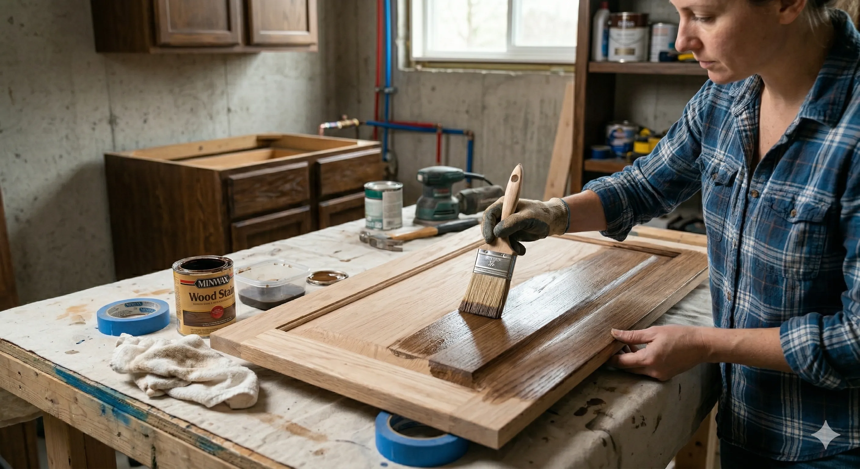 How Do I Restain Kitchen Cabinets